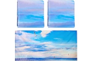 Hortsun Pack of 2 Fluorescent Light Covers 4 x 2 Feet Magnetic Ceiling Light Cover Room Supplies for Home Office(Bird)