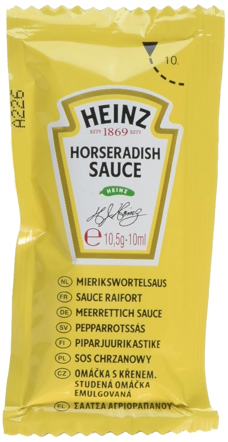 Heinz Horseradish Sauce 10.5g (200 Sachets) Amazon.co.uk Grocery
