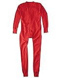 Hanes Union Suit Red, Red, XL