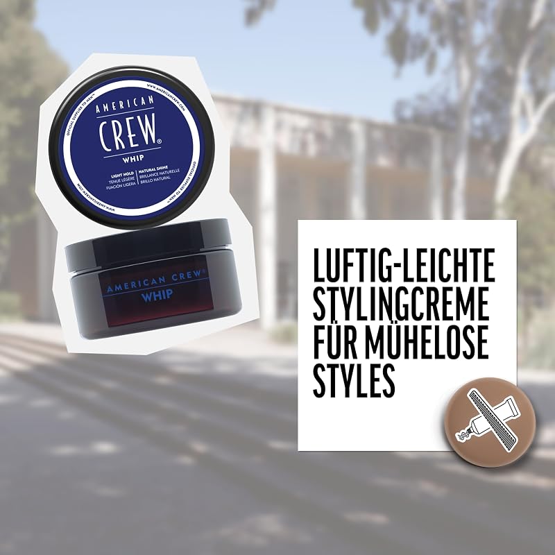 – Whip, 85 g, eine luftig-leichte Stylingcreme, Haarprodukt mit leichtem und formbaren Halt, Stylingprodukt für trendige Styles & Finish mit natürlichem Glanz