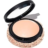 LAURA GELLER NEW YORK Baked Double Take Powder Foundation - Porcelain - Buildable Medium to Full Coverage - Matte Finish