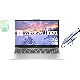 HP 15.6" Touchscreen Business Laptop, 32GB RAM 1.5TB Storage (1TB SSD+512GB Docking Station Set), 6-Cores Intel Core i3, Wind