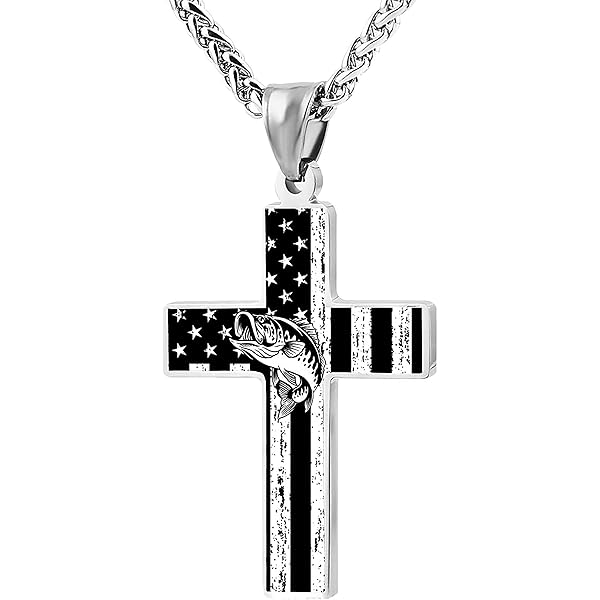 Collar De Cruz De Bautizo Para Niño BR Collar De Cruz Cristiana