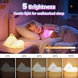 One Fire Night Light Cat Kids 16 Colors Dimmable Remote 1200mAh USB view 3