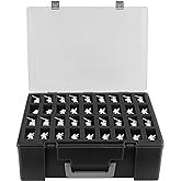 TPCY Miniature Storage Sturdy Carrying Figure Case -108 Slot Figurine Minature Carrying Case Compatible with D&amp;D and More (blackness)