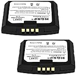 HQRP Battery 2-Pack Compatible with Sennheiser