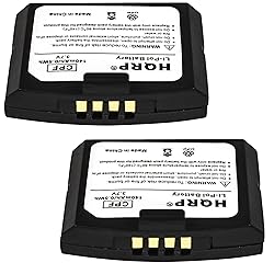HQRP Battery 2-Pack Compatible with Sennheiser