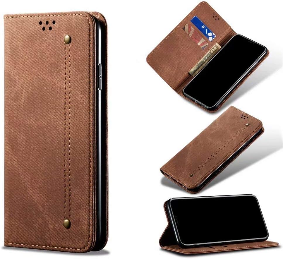 KISCO for Xiaomi RedMi Note 8 Pro Case,Premium Leather Flip cover Shockproof Wallet case with Magnetic Closure & Kickstand & Card Slot Full Body Protection Case for Xiaomi RedMi Note 8 Pro