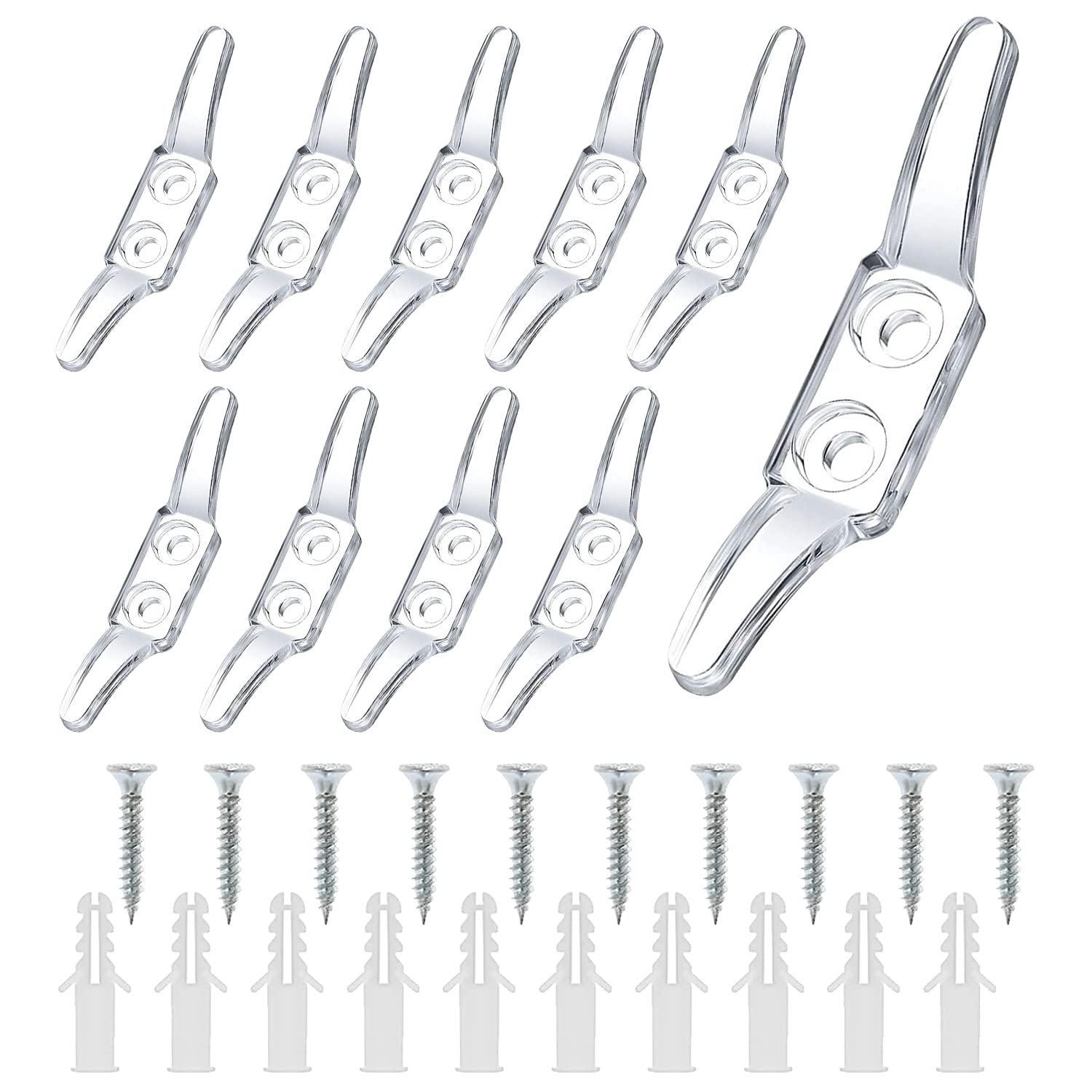 10pcs Clear Cord Cleat for Child Safety,blind cord hook,Blind Cord Winders,wall rope cleats,blind clips plastic,cleat hooks Pull Cord Winders,Plastic Cord Hooks for Blinds Curtains Sun Shades Ropes