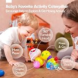 CubicFun Baby Crawling Toy Musical Light Interactive Caterpillar Multicolour view 2