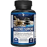 Potent Garden Prostate Support 33 Herbs Including Beta Sitosterol, Pygeum and Saw Palmetto for Men Prostate Health Supplements for Men, 90 Caps