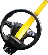 Stoplock Pro Car Steering Wheel Lock with Keys HG 149-00 Anti-Theft Black Yellow view 6