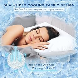 Cooling Pillow Cases 2 Pack, Q-Max 0.4 Cooling