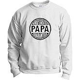 World's Greatest Papa Guaranteed Long Sleeve Crewneck Sweatshirt