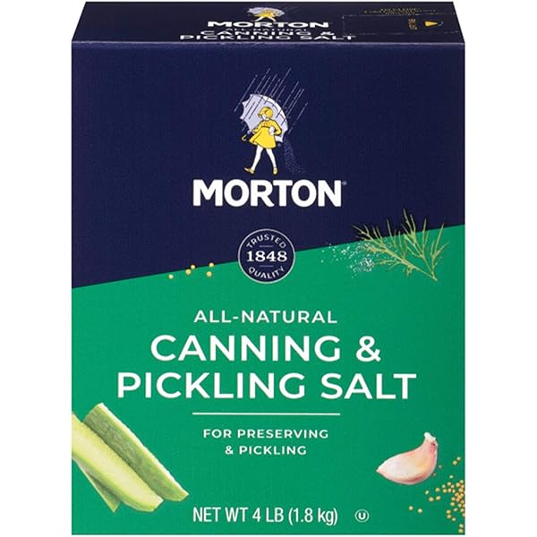 MORTON CANNING & PICKLING SALT, 4 POUNDS