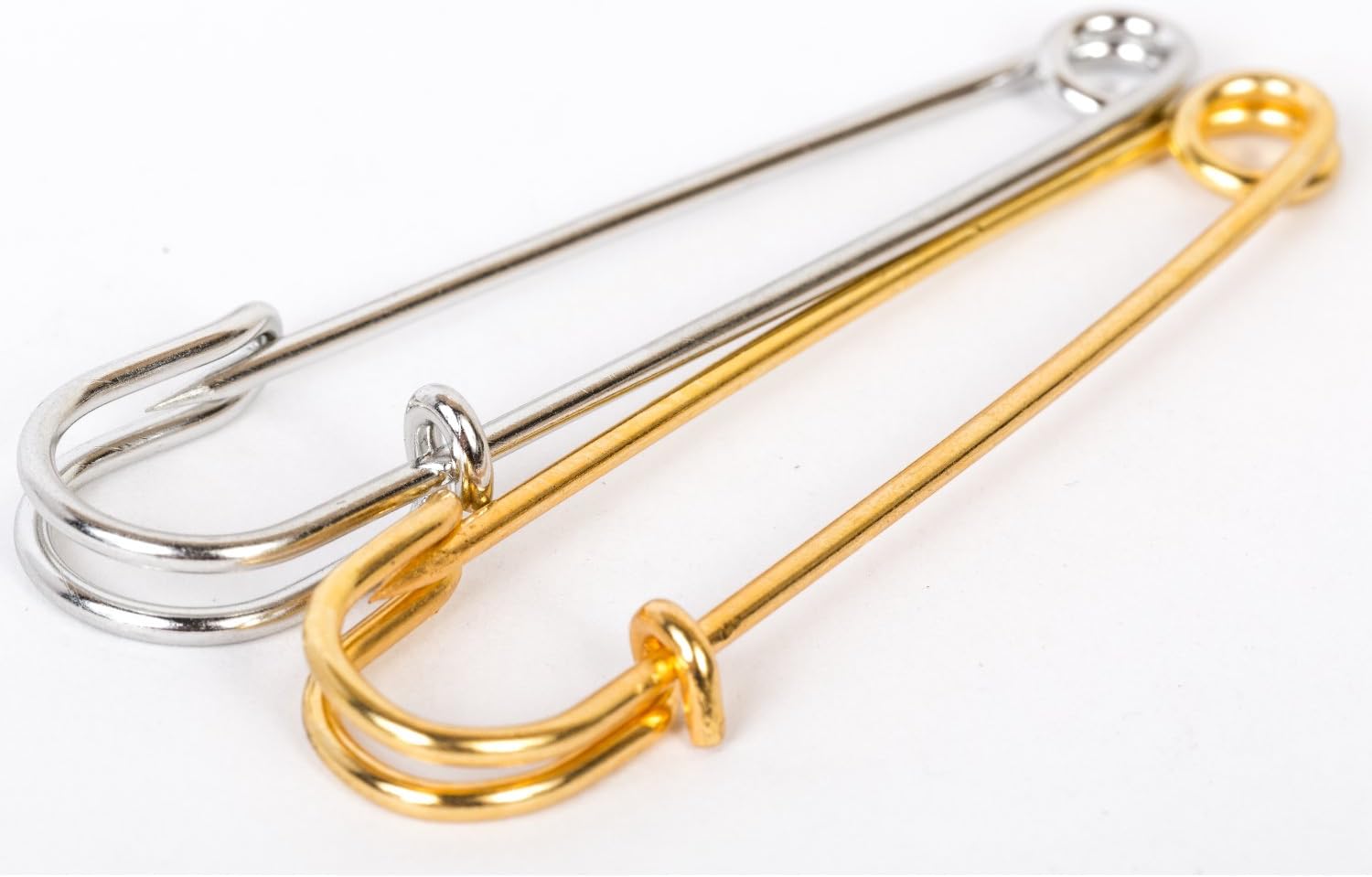 Big Sam 2 x Kilt Safety Pins Gold/Silver or Mixed 1x Silber & 1x Gold