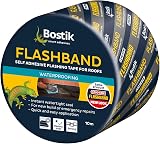 Bostik Flashband Self Adhesive Flashing Tape Roofs Grey 225mm x 10m