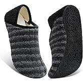 Fires Womens Mens Slippers with Rubber Sole Soft-Lightweight House Slipper Socks Around House Shoes Non Slip Indoor/Outdoor