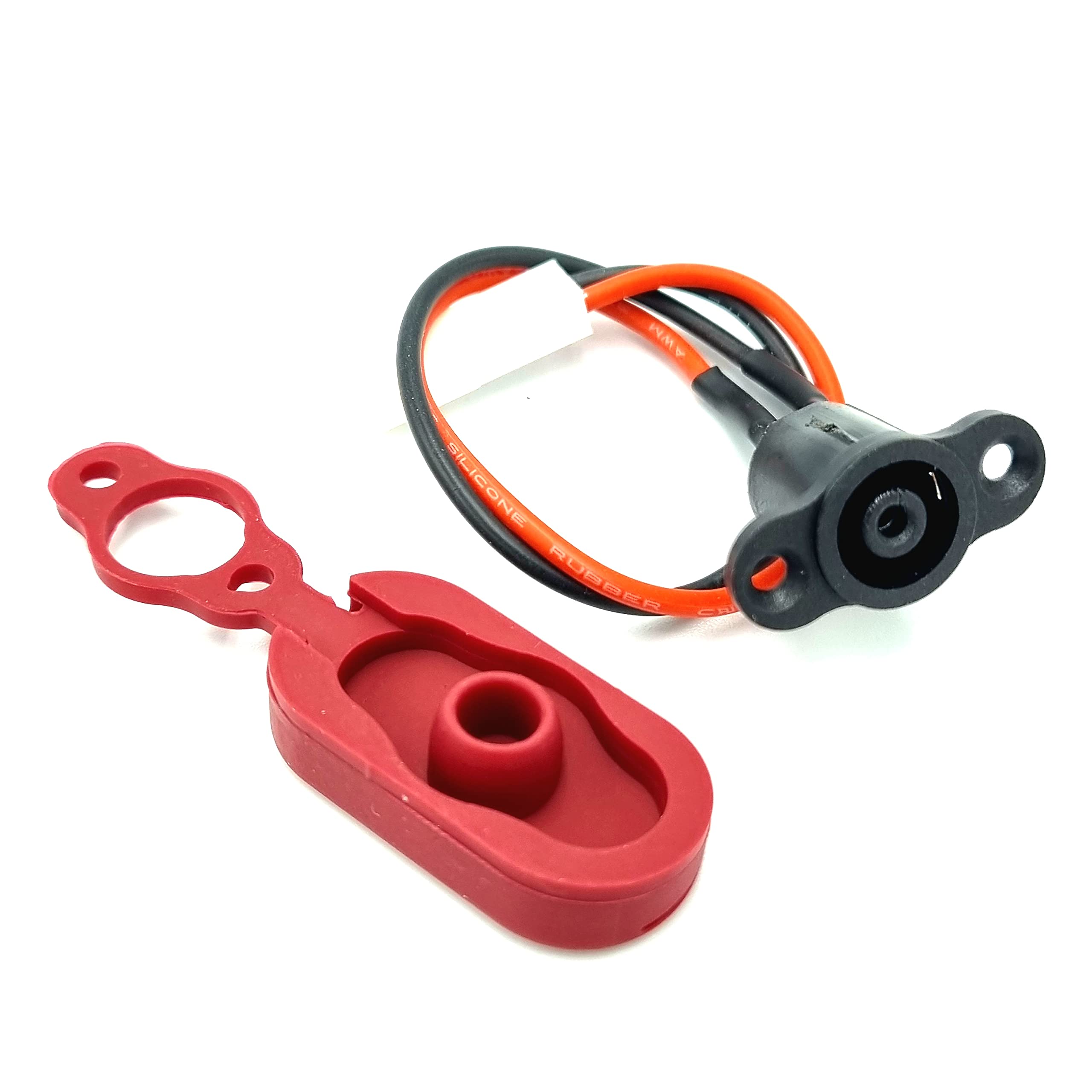 Vestigia® - Charge Port & Rubber Port Cover for Xiaomi M365 Essential 1S Pro Pro2 Electric Scooter - Replacement Charger Port - Spare Parts for E-scooter
