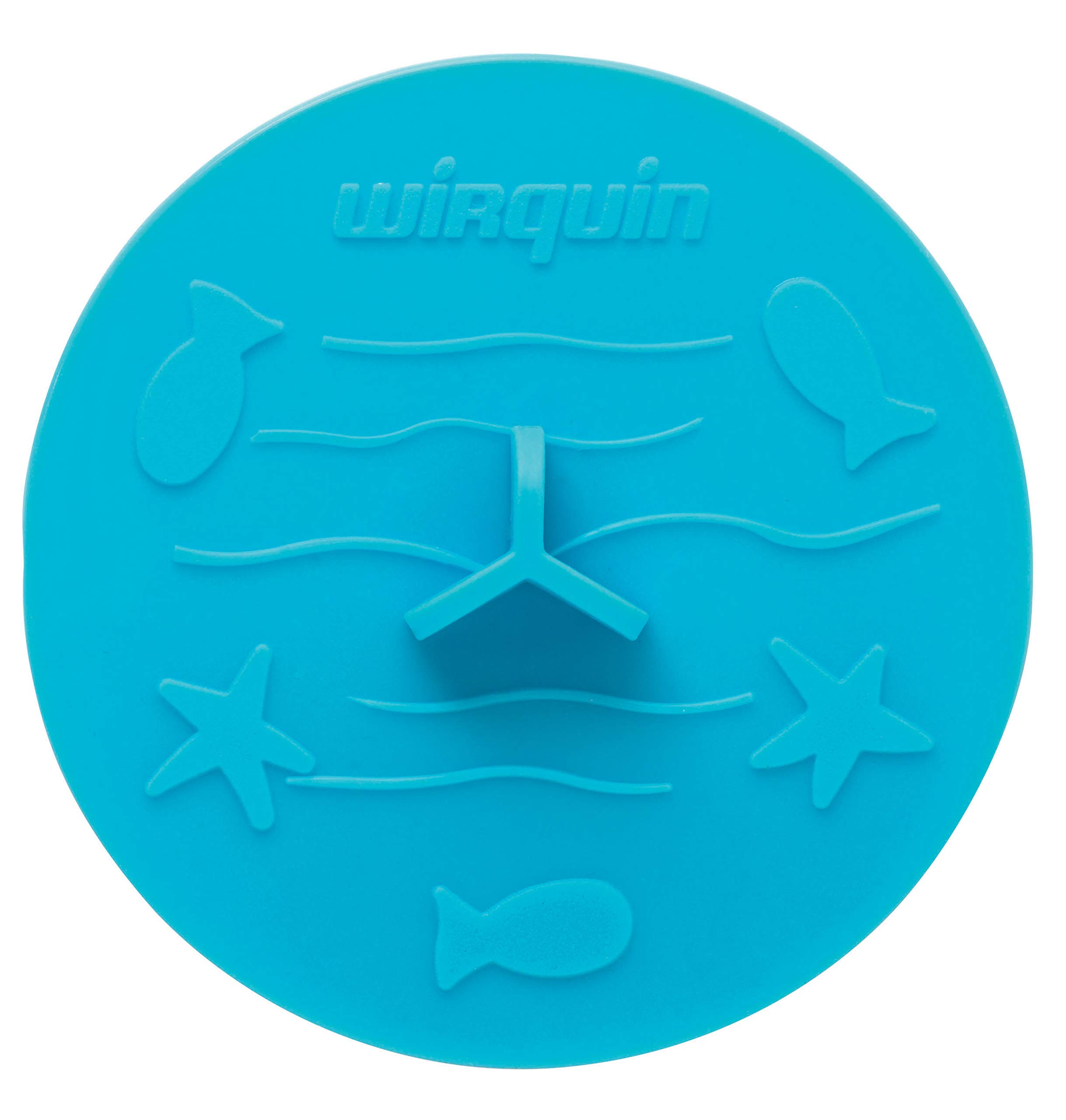 Wirquin 39222301 Frisby Universal Sink Plug Diameter 105 mm, Blue, 39222101