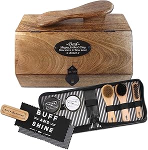 personalised shoe shine kit
