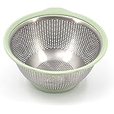 KitchenAid - 3 Quart Stainless Steel Colander Pistachio
