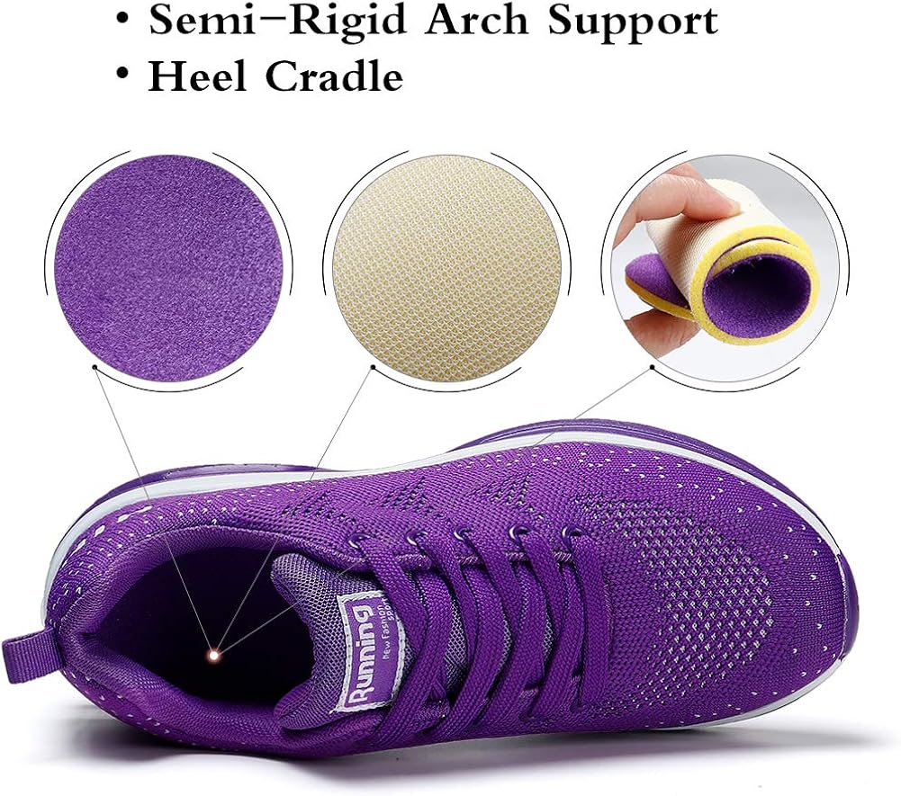  | STQ Women's Running Shoes Breathable Air Cushion Sneakers | Road Running