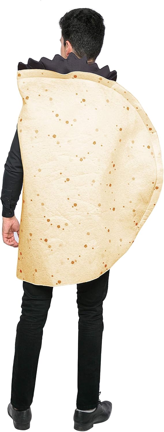 Spooktacular Creations Taco Costume Adult Deluxe Set for Halloween Dress Up Party: Clothing
