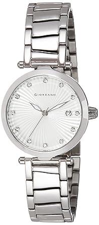 Giordano Analog White Dial Womens Watch - P2060-22