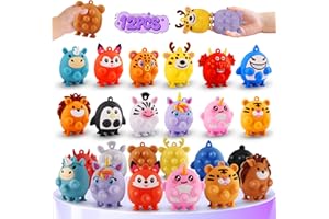 KSMKY Stocking Stuffers for Kids Toddlers, 12PCS Animal Suction Pop Toys for Age 1 2 3 4 5 6, Airplane Car Travel Activities Essential, Birthday Gifts for Boys Girls 3 4 5+ Year Old, Bath Toys for Toddlers