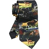 Secdtie Men's Printed Ties Designer Tie for Men Fashion Funny Neckties for Holiday Party