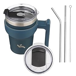 Konokyo 10 oz Tumbler with Handle and 2 Straw 2