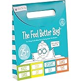 Open The Joy Feel Better Bag – Get Well Soon Gifts for Kids, 25+ Fun Activities & Games – Kids Gift Basket with Crafts, Origami, Clay Art, Magic Tricks & Playing Cards – Comfort Care Package for Boys & Girls Ages 4+