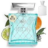 Eternal Fragrance - Eternal Icon - Inspired by Iconic Bergamot Green Tea Perfume - 3.4 oz (100ml) - EDP - Long-lasting - Clean Ingredients - Unisex Perfume for Men and Women - 2000 sprays per bottle