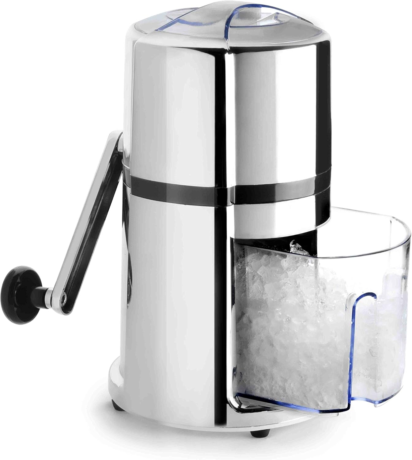 IBILI Ice Crusher 16x26 cm, Stainless Steel, Silver/Black, 16 x 16 x 26