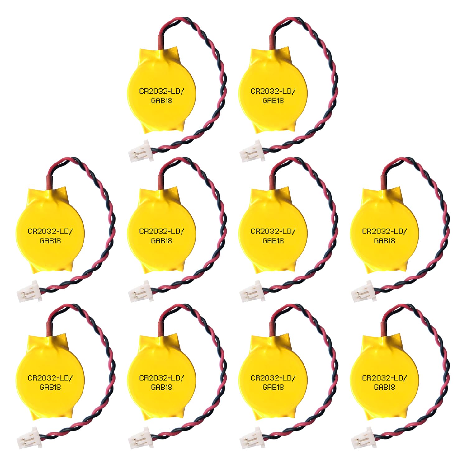 EEMB 10-Pack CMOS Battery CR2032 3V Lithium Battery