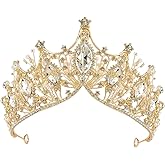 FASOTY Queen Crown Tiaras and Crowns for Women Girls Crystal Princess Tiara Rhinestone Headband for Wedding Bridal Birthday Party Prom Halloween Christmas Costume Cosplay