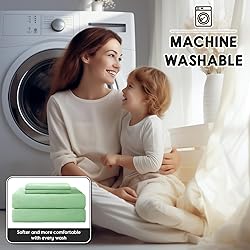 Shilucheng 100% French Linen Sheets - Queen Size