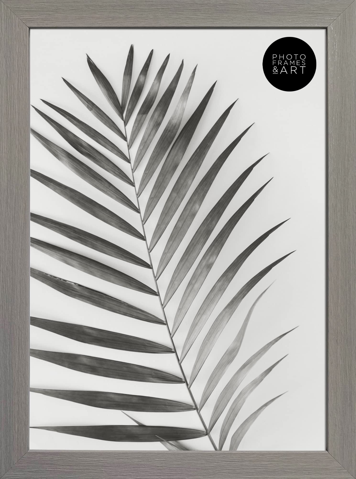 pf+a REAL GLASS Photo Frame for A4 Print - Oxford Grey Frame With Glass - A4 (21x29.7cm) Certificate Photo Picture Frame