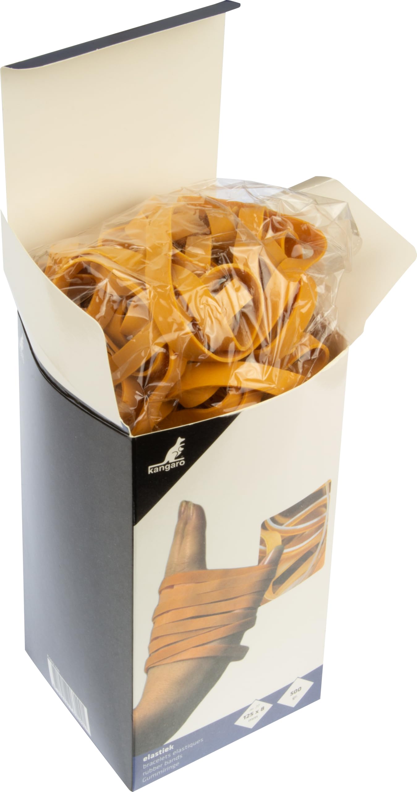 Kangaro Rubber Band No. 77 125 x 8.0 mm 500 g Natural