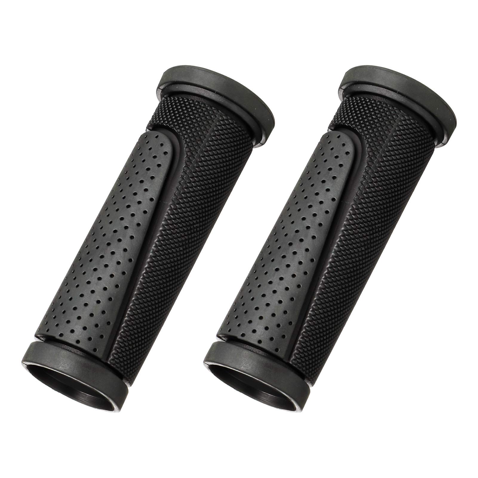 Popuppe 2PCS Bike Grips Short Mini Bicycle Handlebar Grips Fit Many Standard Bikes, 90MM Length Mountain Bike Grip Shift Bicycle Grips