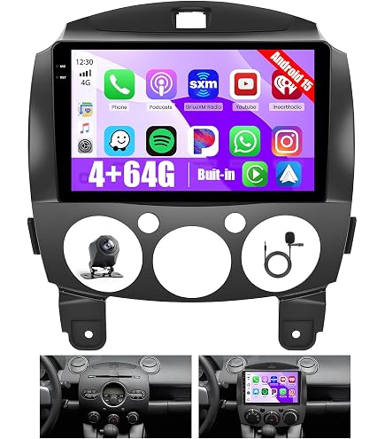 Amazon.com: [4Core 64G] Android 15 Car Stereo for 2007-2014 Mazda