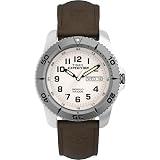 Timex Men's T46681 Expedition Traditional Brown Leather Strap Watch