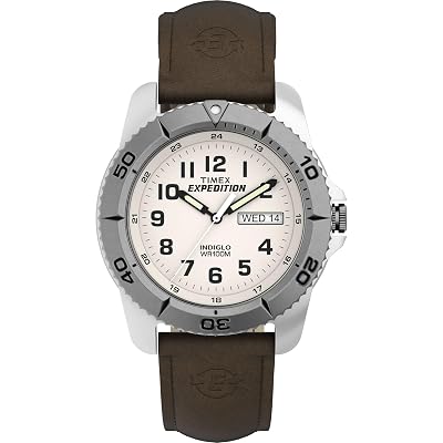 Timex Men's T46681 Expedition Traditional Brown Leather Strap Watch