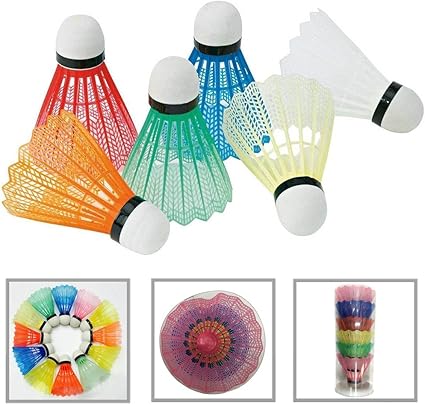 Sportstorm 6er Pack Badminton Shuttlecocks Nylon Badminton Ball High Speed Badminton Birdies Balle Mit Grosser Stabilitat Und Haltbarkeit Fur Ball Training Ubung Gym Fitness Spiel Amazon De Sport Freizeit
