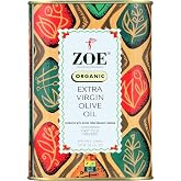 ZOE Organic Extra Virgin Olive Oil, 25.5-Ounce Tins (Pack of 2)