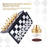 Peradix Travel Chess Board Set Magnetic Pieces Portable Foldable Board view 2