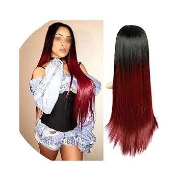 Amazon Com Longing Summer Long Straight Hair High Density