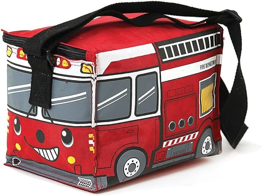 thermos fire truck lunch box