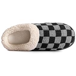 UBFEN Mens Slippers for Indoor Bedroom Memory Foam